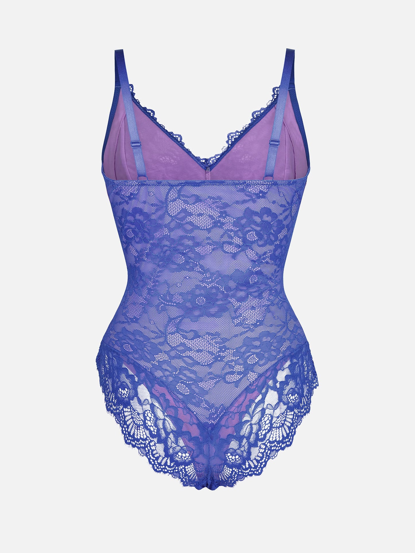 Lace V Neck Full Bodysuit Underwear