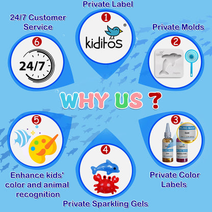 Sea Creature 10 Colors Magic Water Elf Toy Kit (MWET-10N)