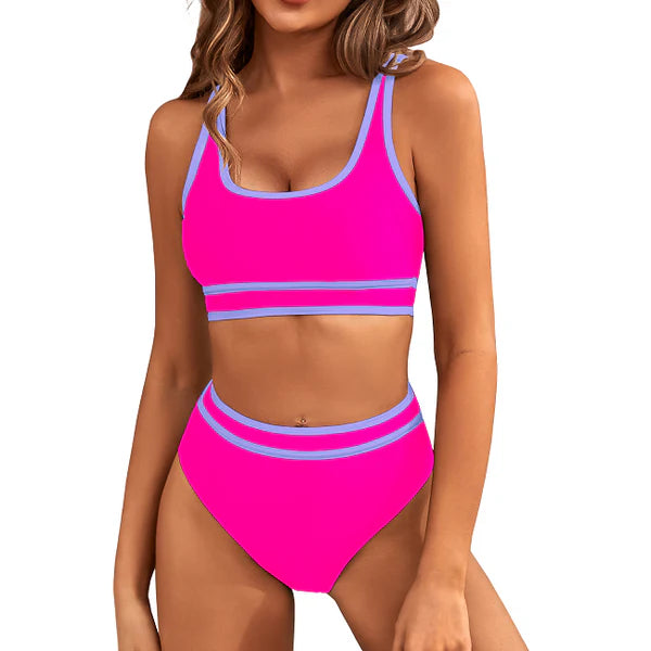 ActiveGlow – Sporty High-Waisted Bikini Set