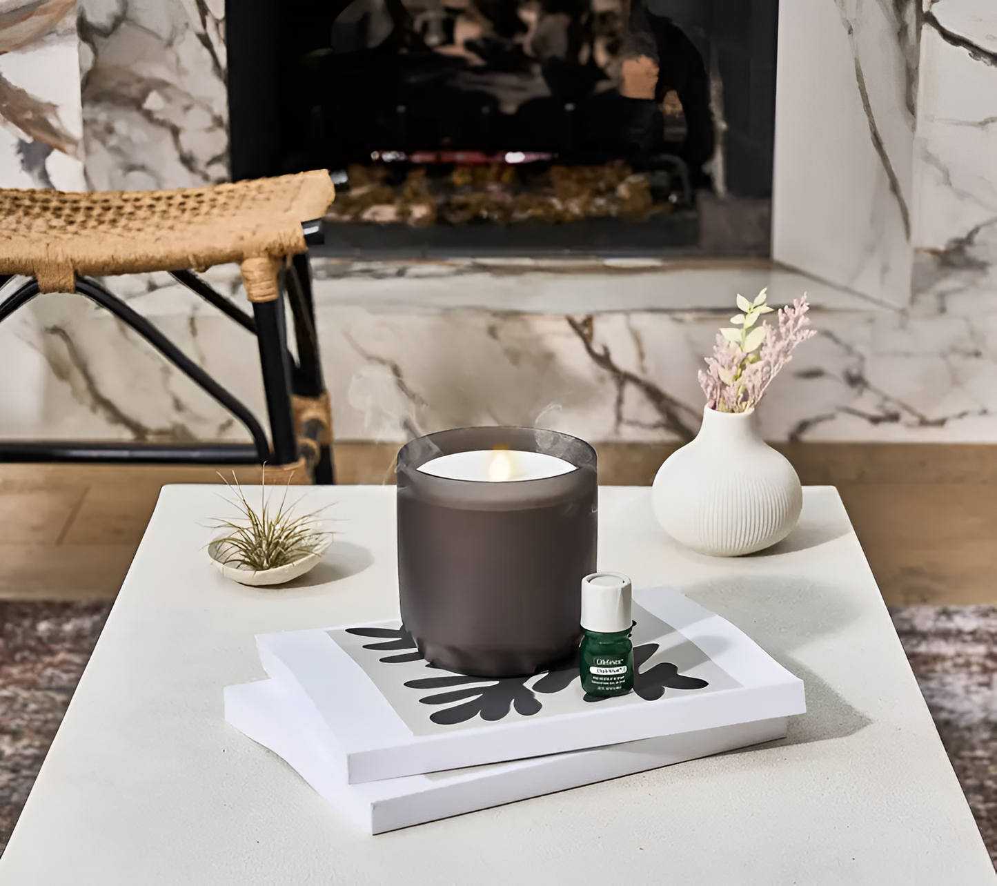 Elora Glow – Rechargeable Flameless Candle & Aroma Diffuser