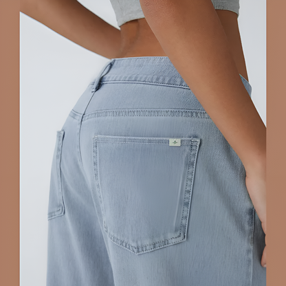Elora Low Rise Cargo Denim