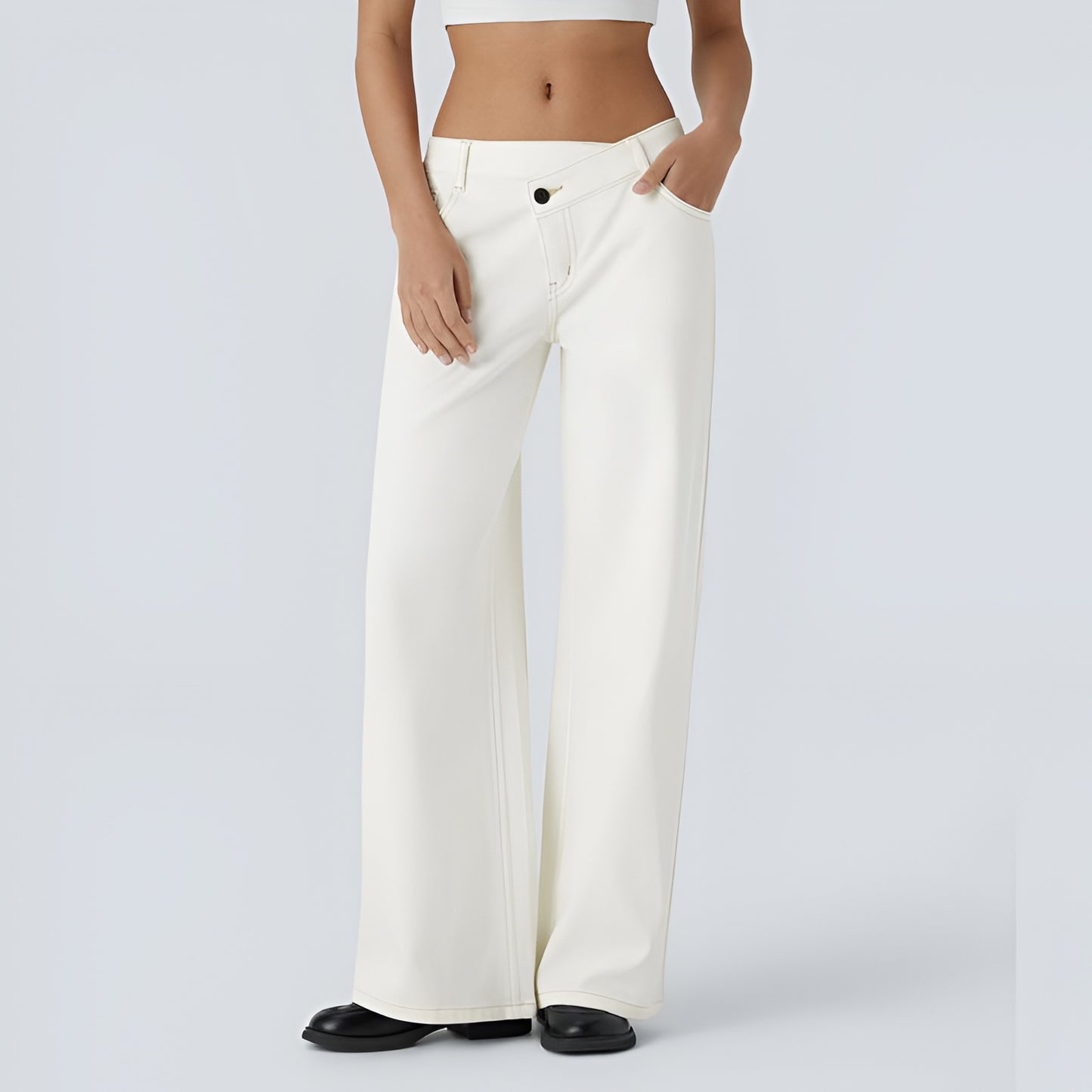 Elora Low Rise Cargo Denim