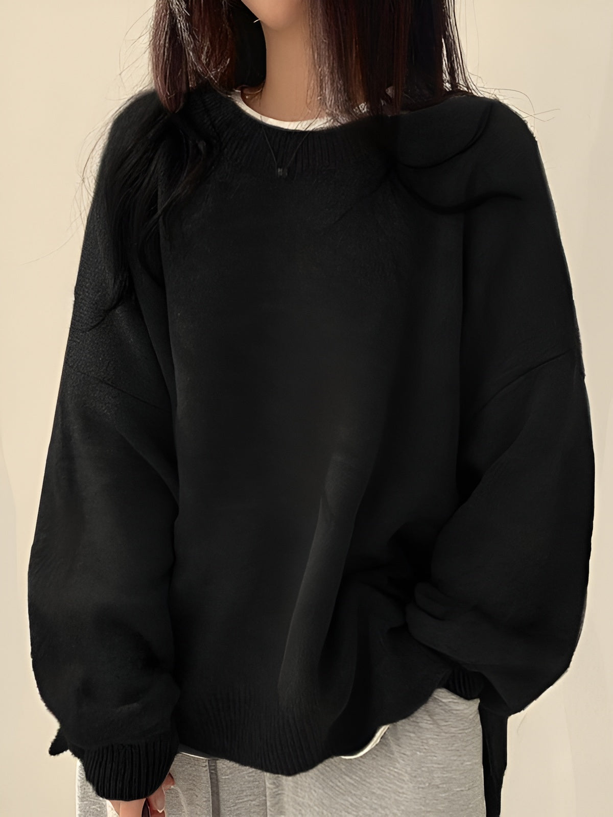 Elora Cozy Split-Hem Sweater