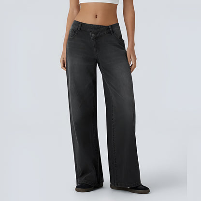 Elora Low Rise Cargo Denim