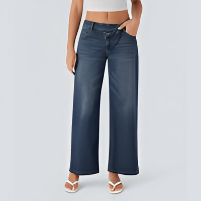 Elora Low Rise Cargo Denim