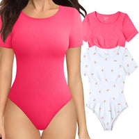Fluorescent Pink+Rose White