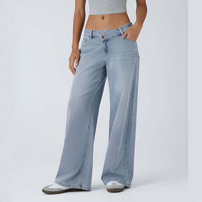 Elora Low Rise Cargo Denim