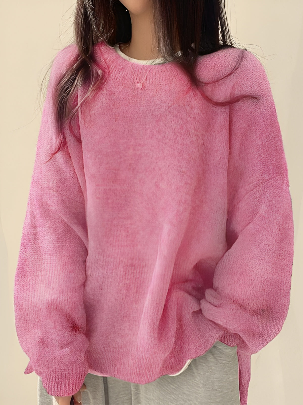Elora Cozy Split-Hem Sweater