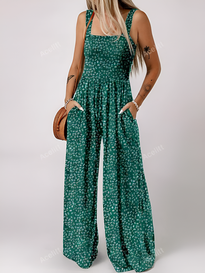 BohoFlow™ Wide-Leg Jumpsuit